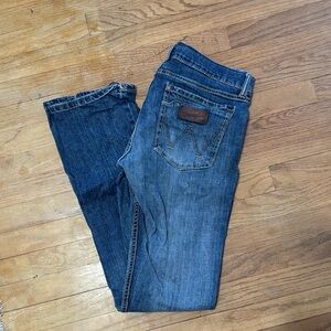 Wrangler Men's Slim Boot Blue Jeans